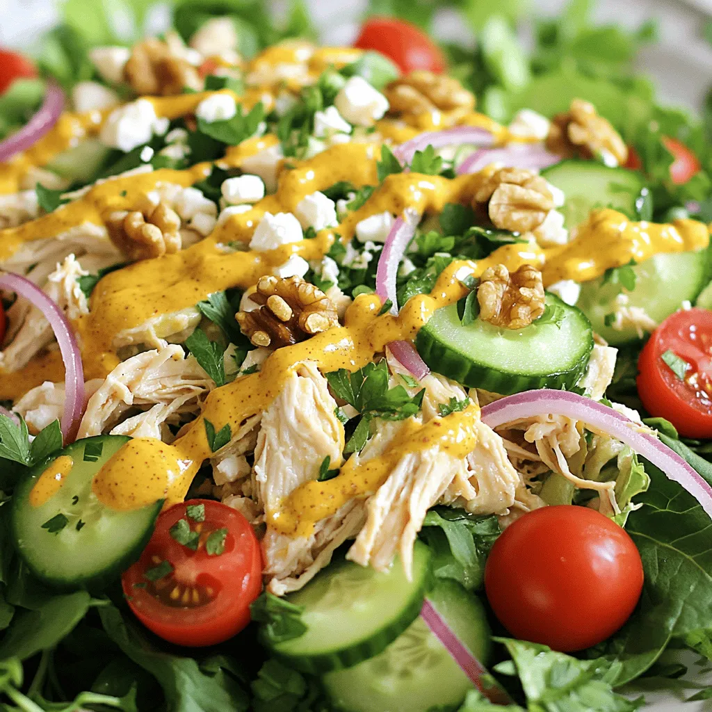 Honey Mustard Chicken Salad Tasty and Fresh Delight