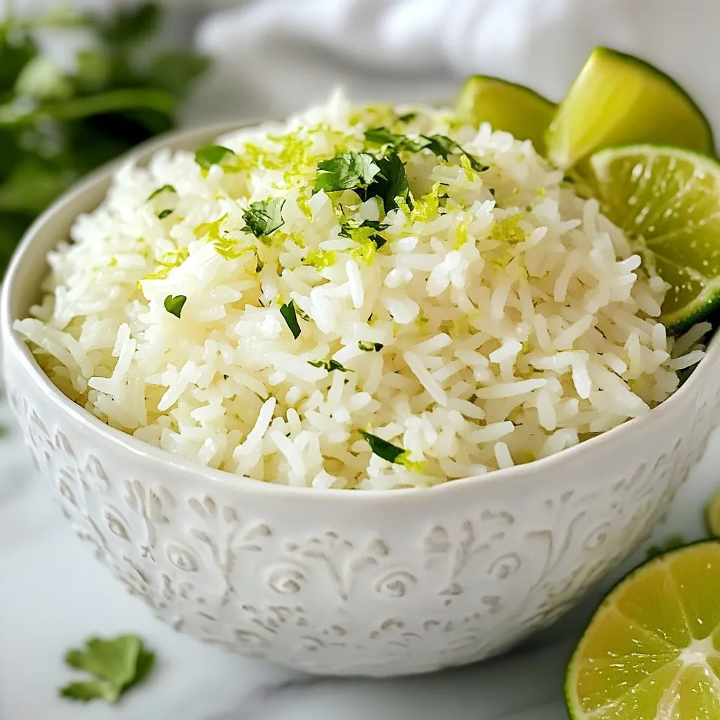 Coconut Lime Rice Flavorful and Simple Recipe Guide