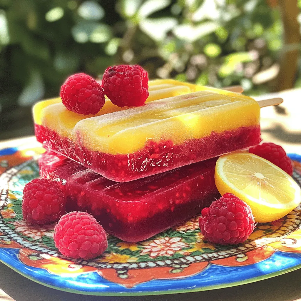 Raspberry Lemonade Popsicles Fresh and Simple Treat