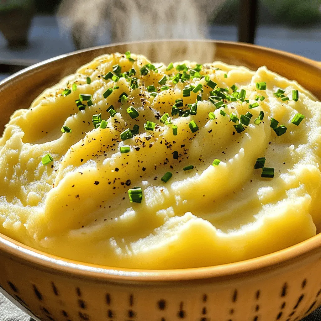 Creamy Garlic Mashed Potatoes Perfectly Smooth Recipe