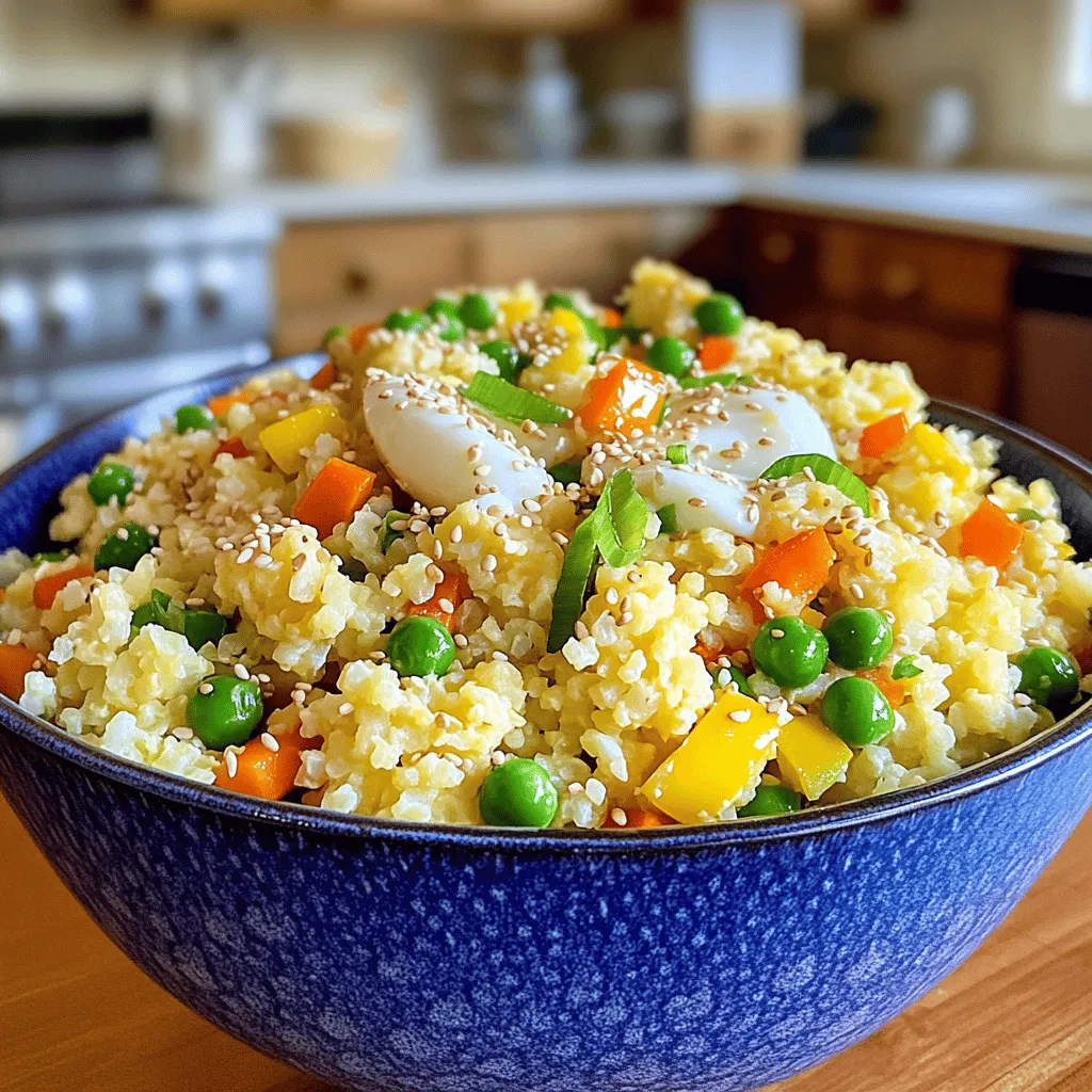 Cauliflower Fried Rice Flavorful and Healthy Dish
