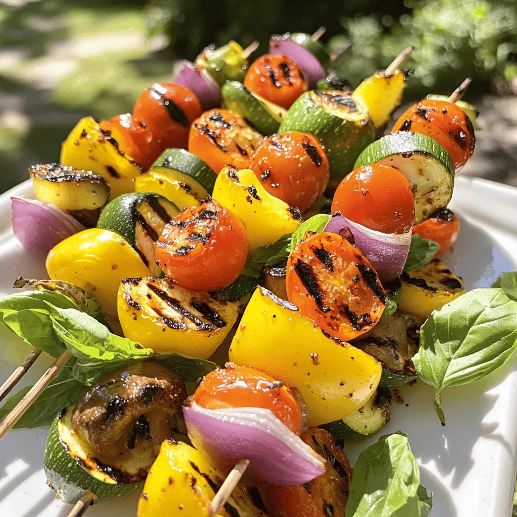 Grilled Vegetable Skewers Simple and Flavorful Dish