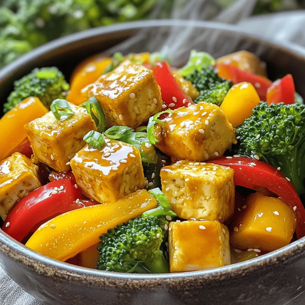 Chili Garlic Tofu Stir Fry Flavorful and Easy Recipe