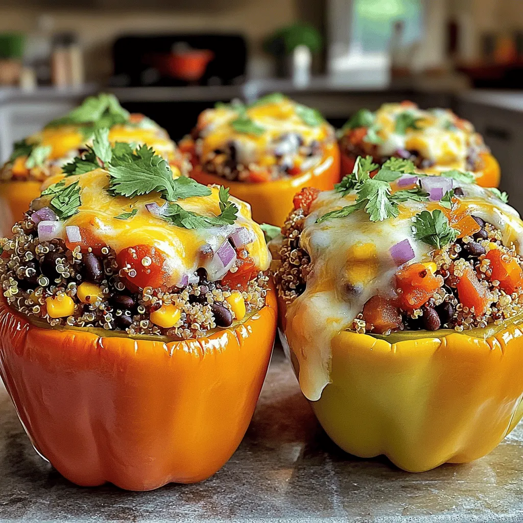 Flavorful Veggie Stuffed Bell Peppers Easy Recipe