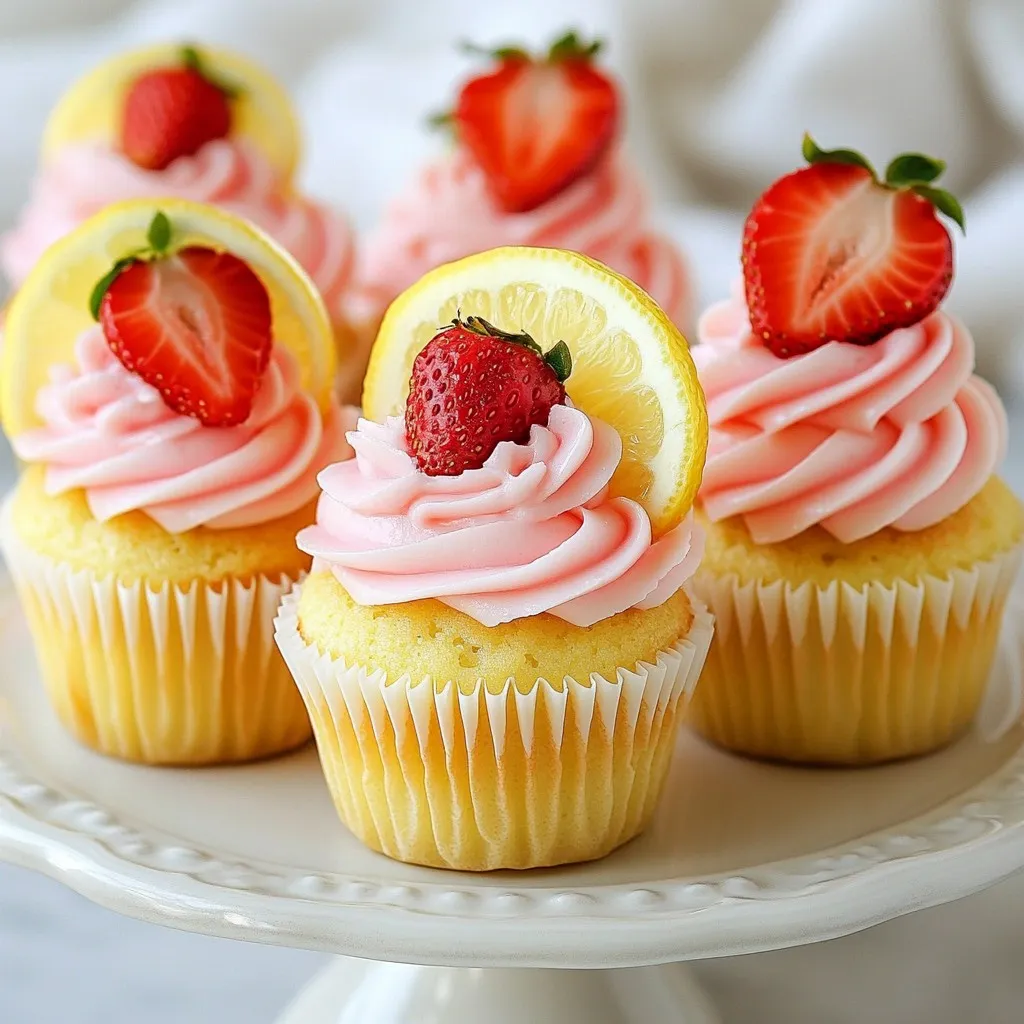 Strawberry Lemonade Cupcakes Fresh and Flavorful Treat