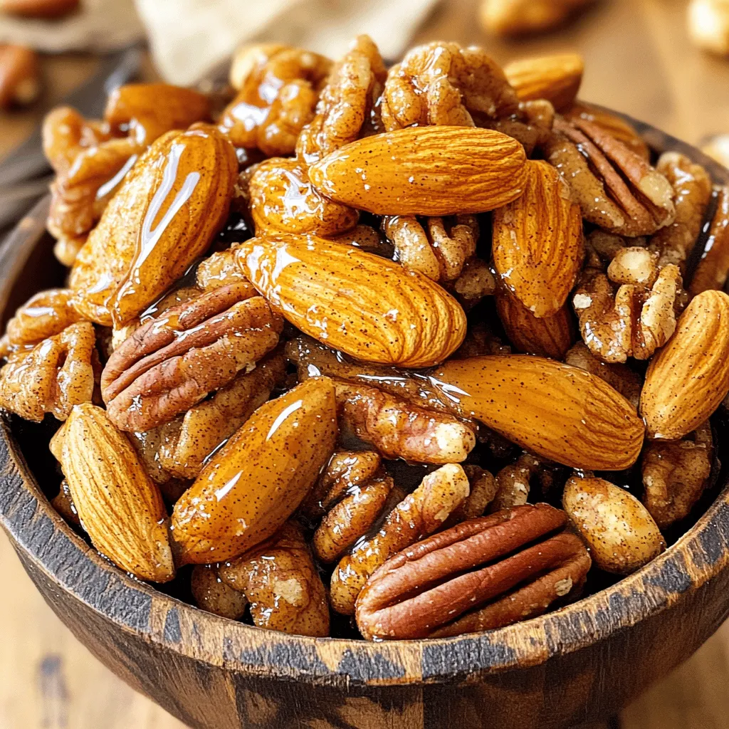 Maple Cinnamon Roasted Nuts Crunchy and Flavorful Snack