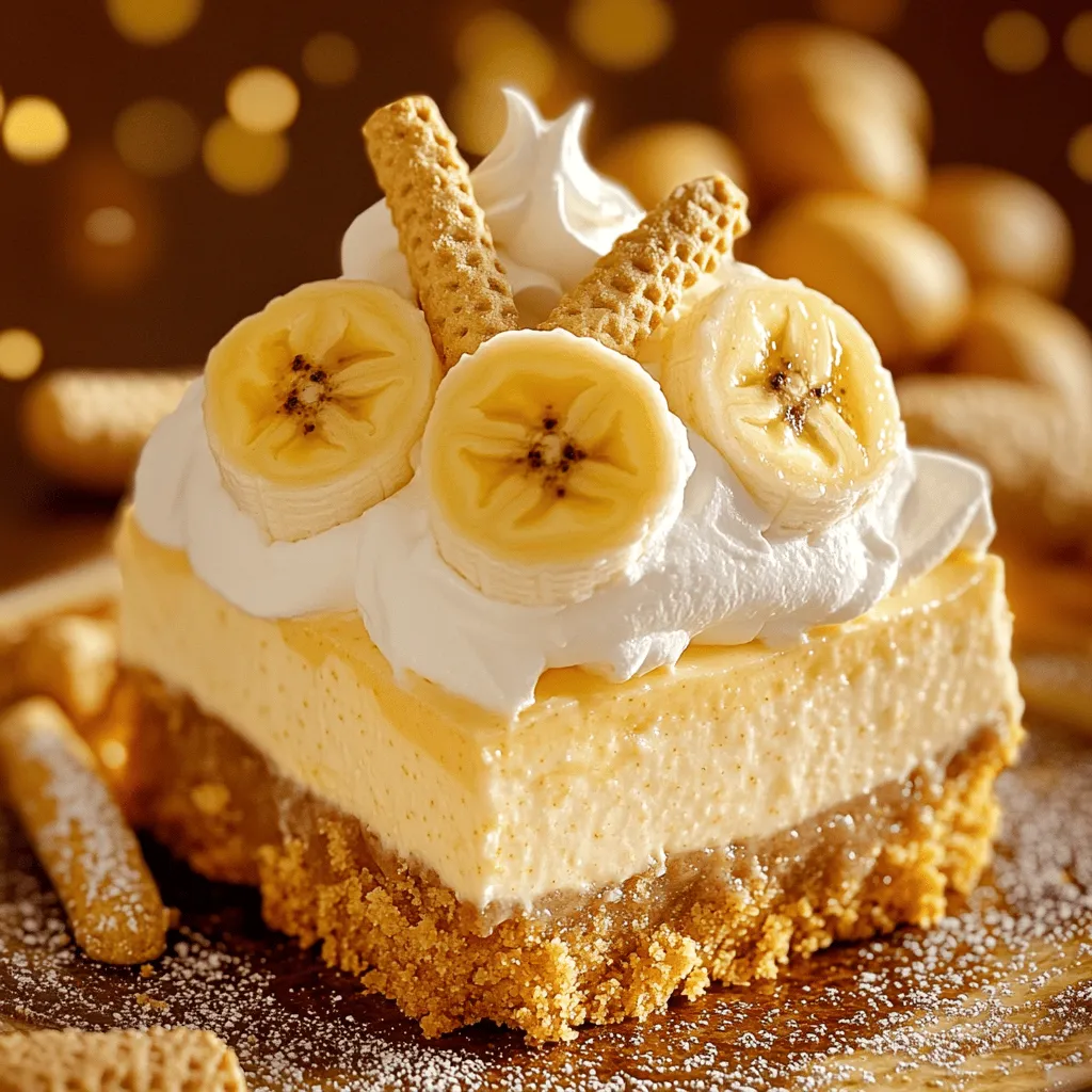 Delicious Banana Pudding Cheesecake Easy Dessert Recipe
