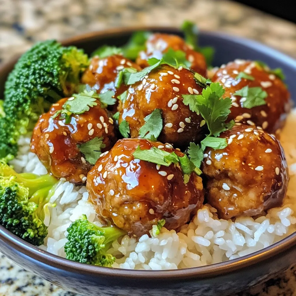 Teriyaki Turkey Meatballs Tasty and Simple Recipe