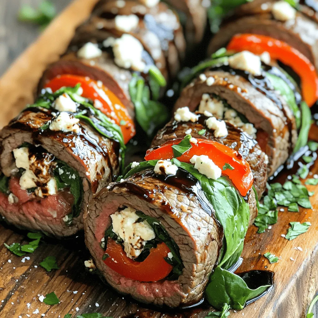 Balsamic Glazed Steak Rolls Easy Flavorful Delight