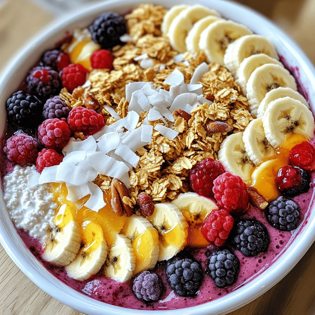 Cottage Cheese Smoothie Bowl Protein Power Boost