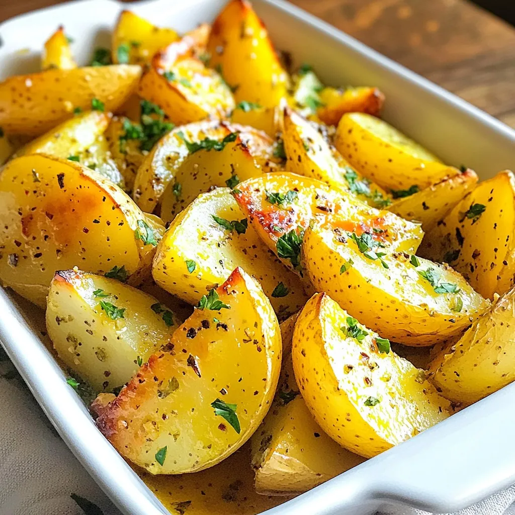 Greek Lemon Potatoes Quick and Flavorful Recipe