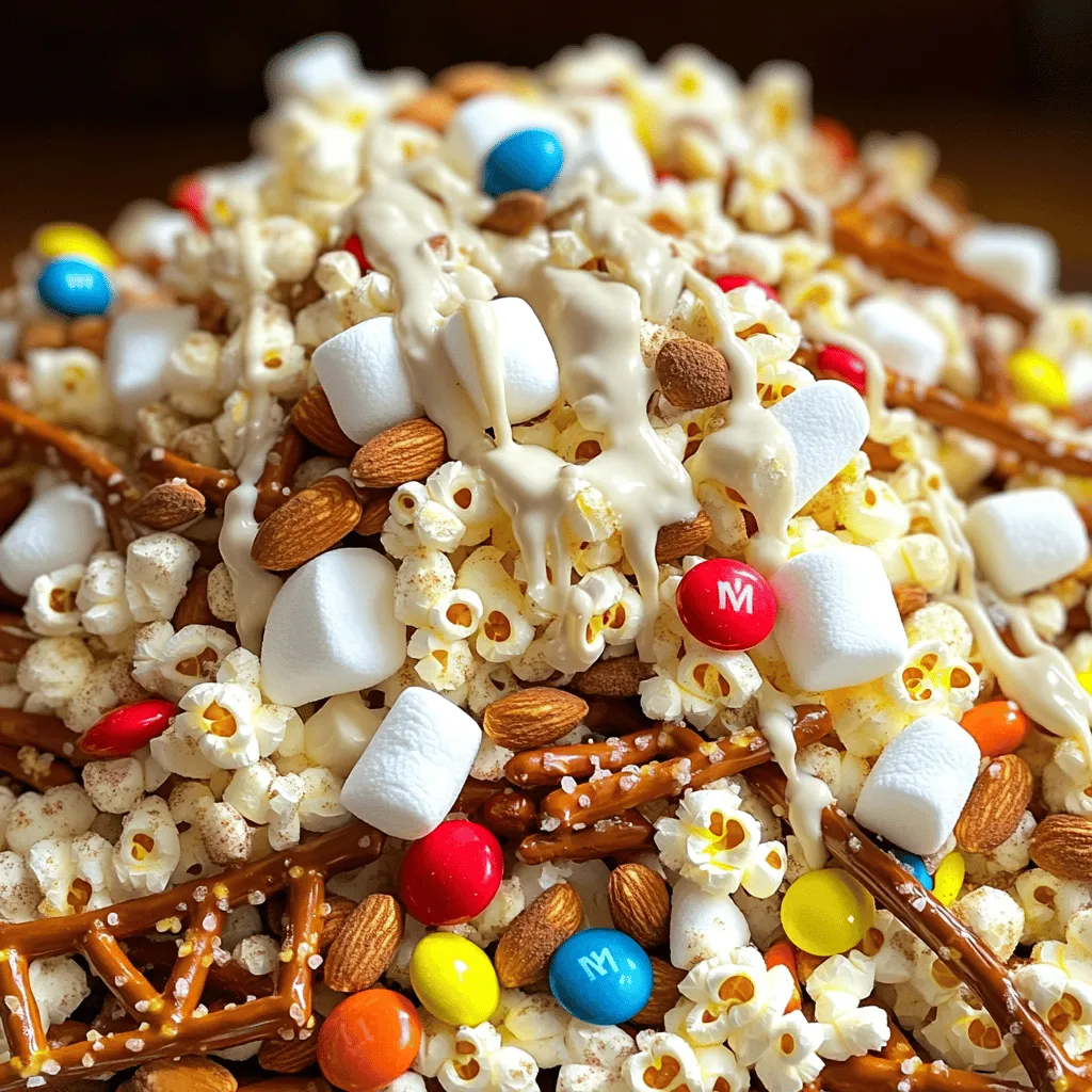 White Chocolate Trash Mix Irresistible Snack Idea