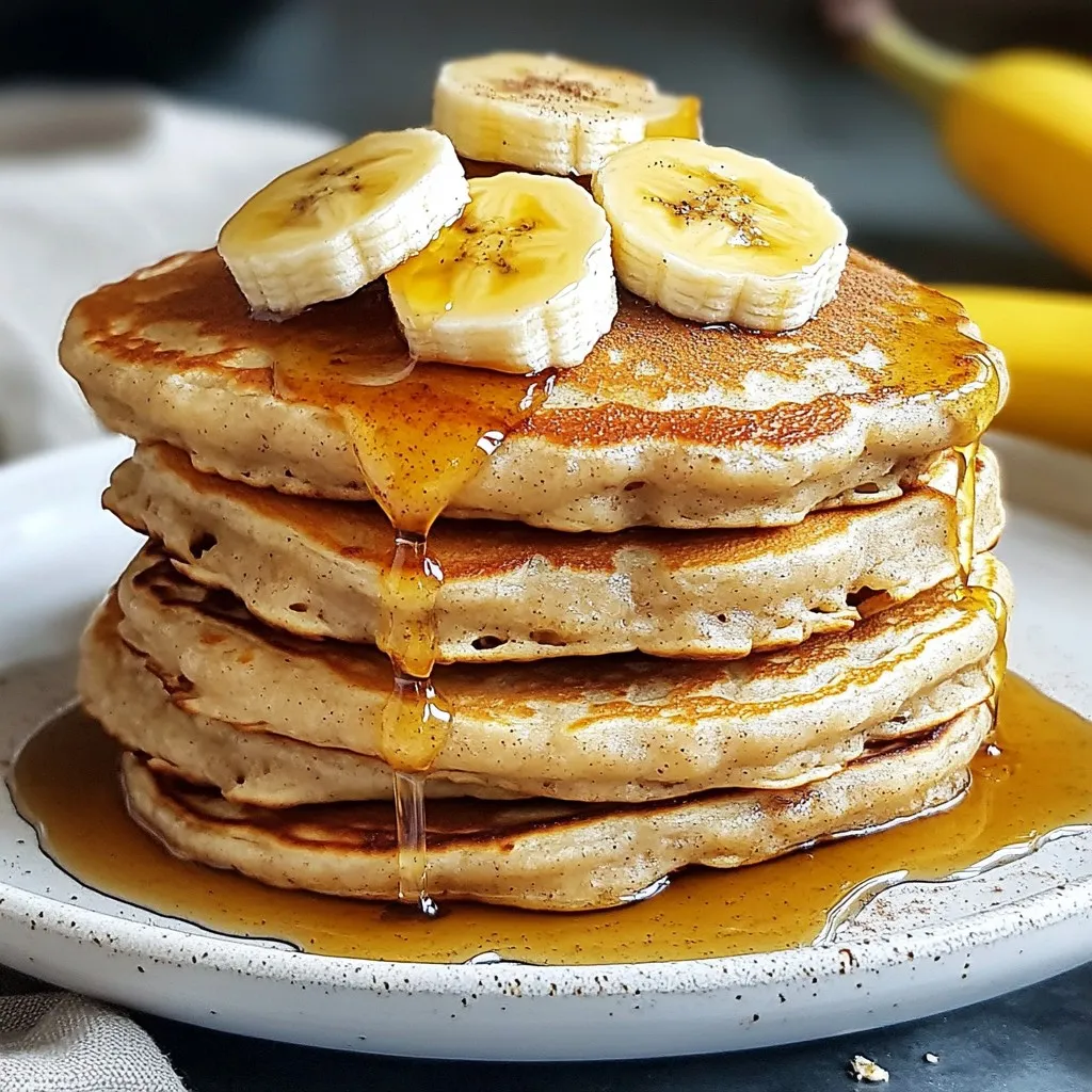 One-Bowl Banana Oat Pancakes Simple and Healthy Recipe