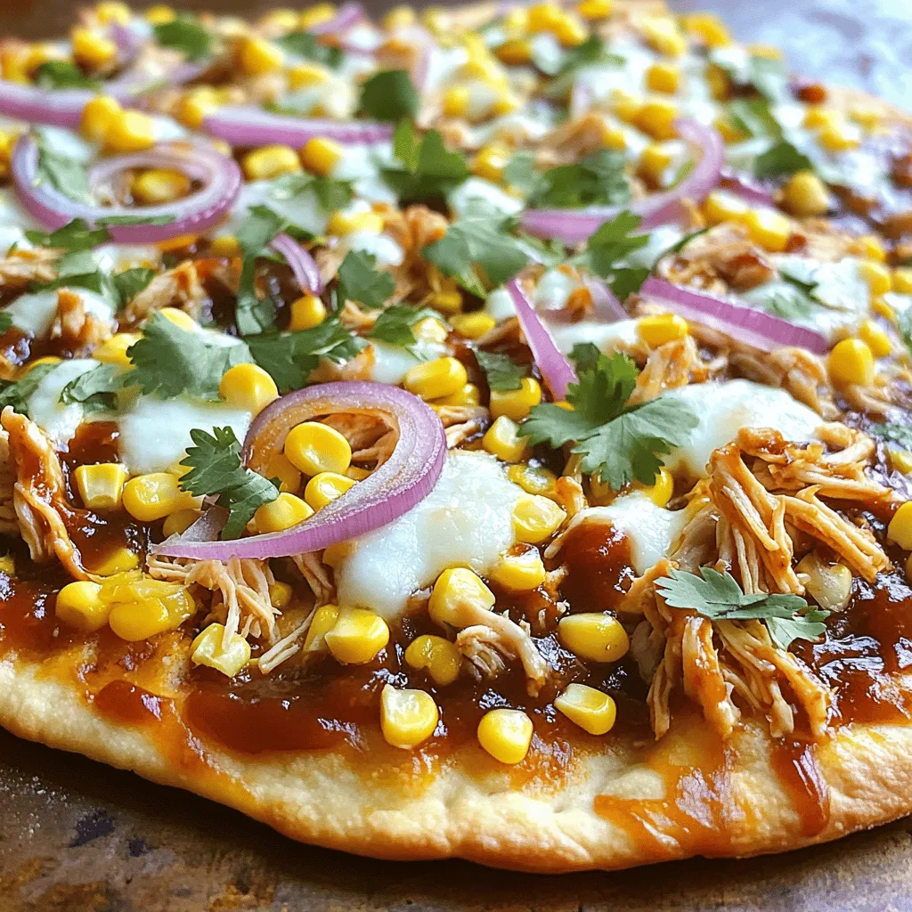 BBQ Chicken Flatbread Pizza Irresistible Flavor Burst