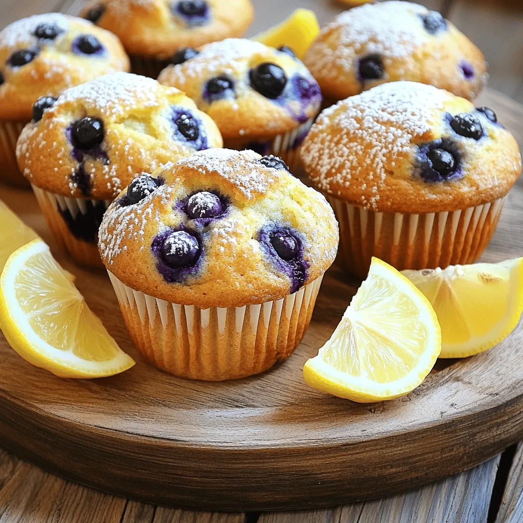 Blueberry Lemon Muffins Irresistible and Simple Recipe