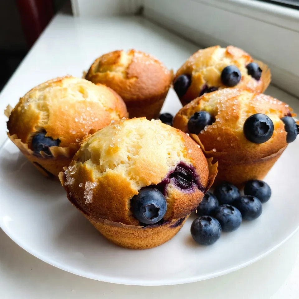 Bakery Style Blueberry Muffins Easy and Delicious Recipe