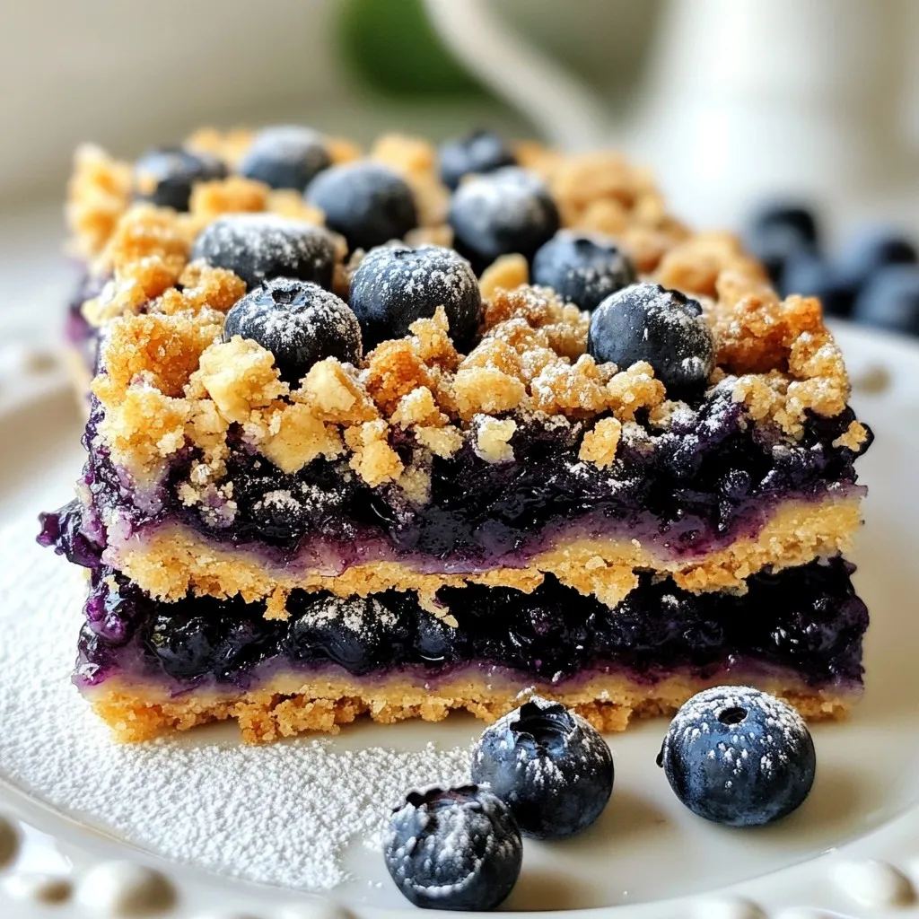 Blueberry Crumble Bars Delightful and Easy Recipe