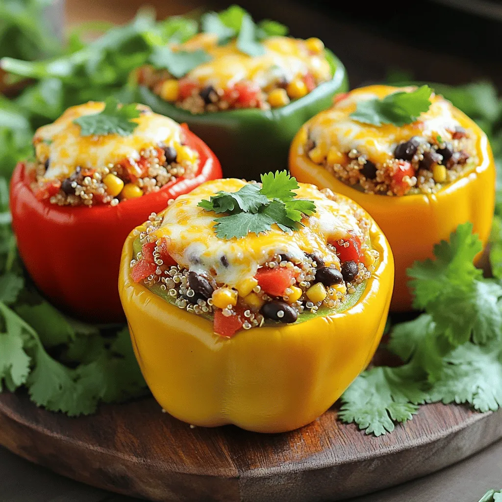 Stuffed Bell Pepper Boats Flavorful and Easy Dinner