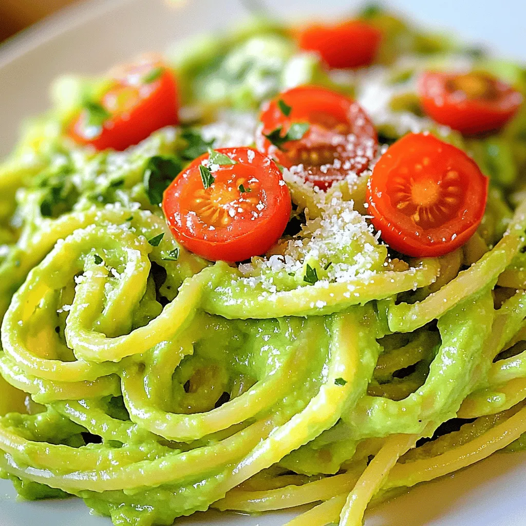 Creamy Avocado Pasta Delightful and Simple Recipe