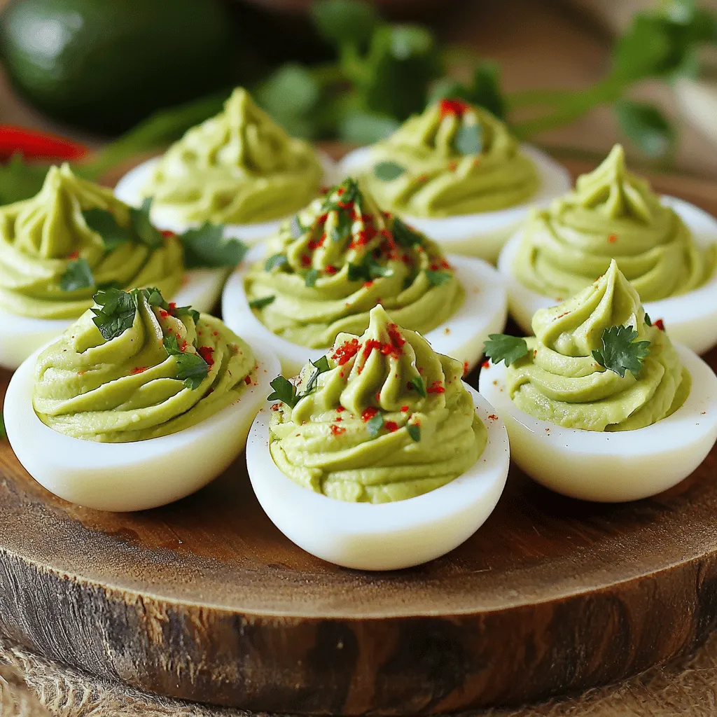 Avocado Deviled Eggs Tasty and Simple Recipe