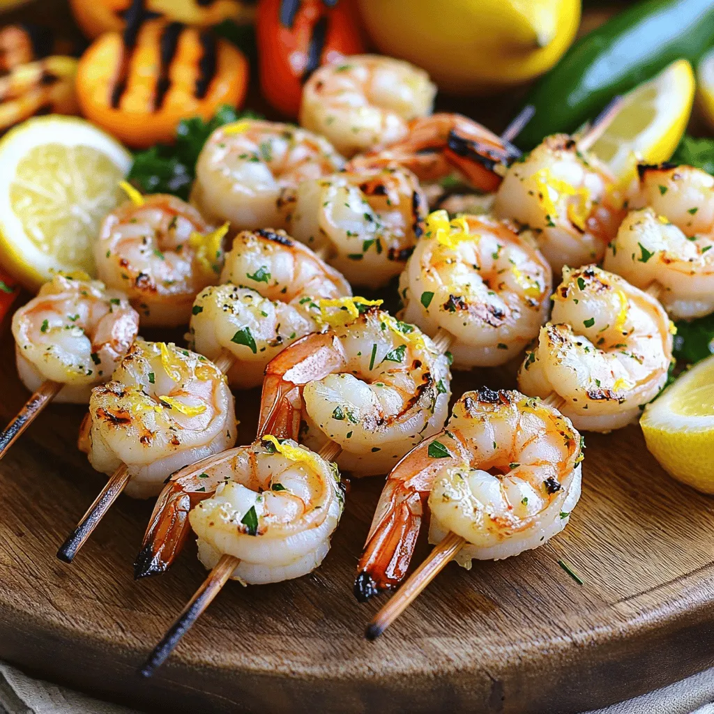 Lemon Garlic Herb Grilled Shrimp Savory and Simple Dish