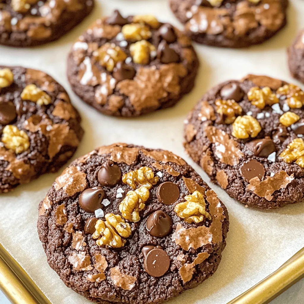 One Bowl Brownie Cookies Quick and Easy Recipe