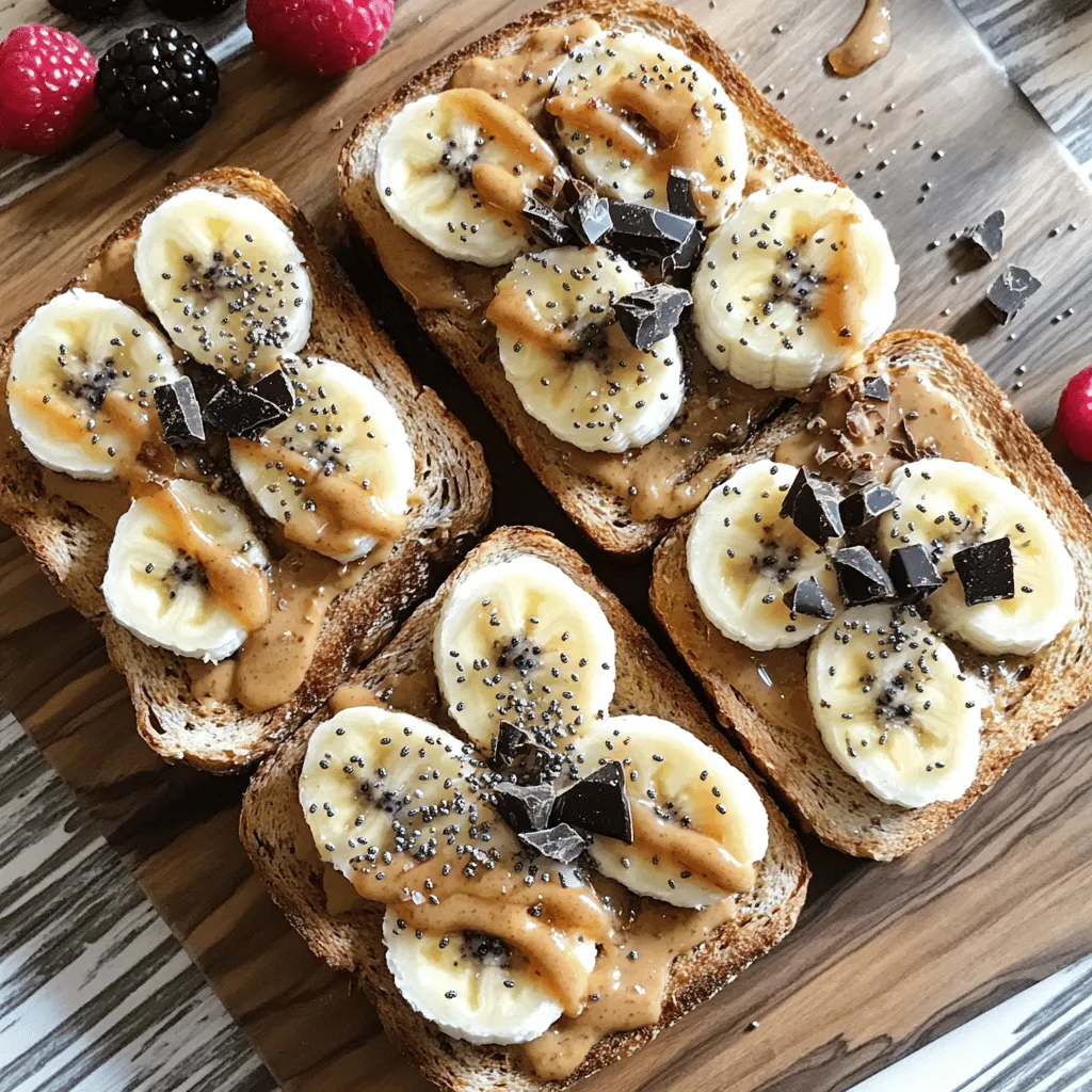 Peanut Butter Toast Easy and Healthy Breakfast Treat