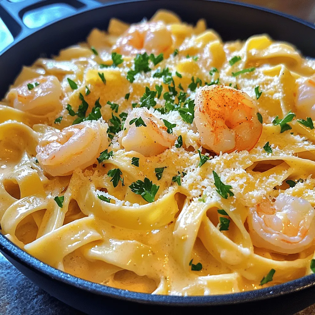Creamy Shrimp Pasta Rich and Flavorful Delight