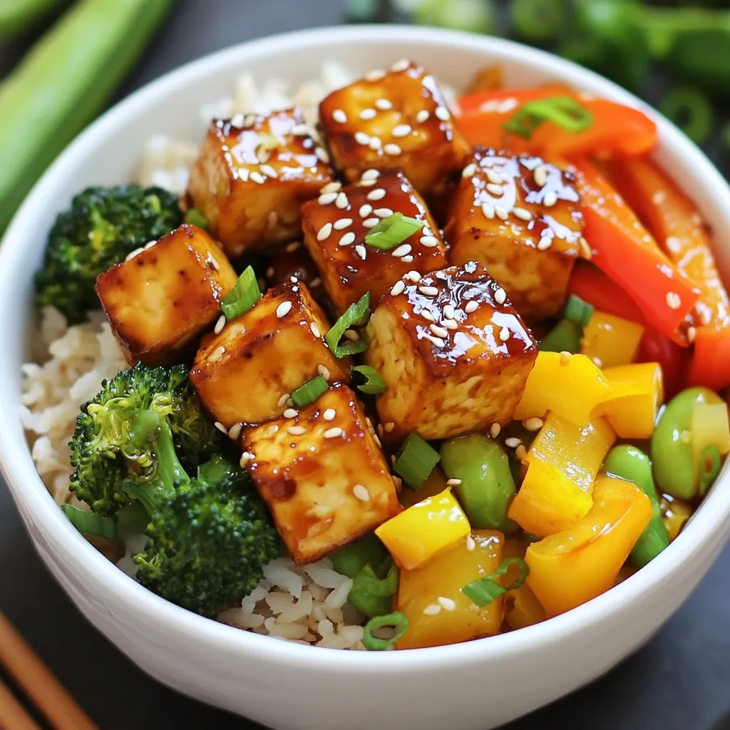 Ginger Soy Glazed Tofu Bowls Flavorful and Nourishing Meal