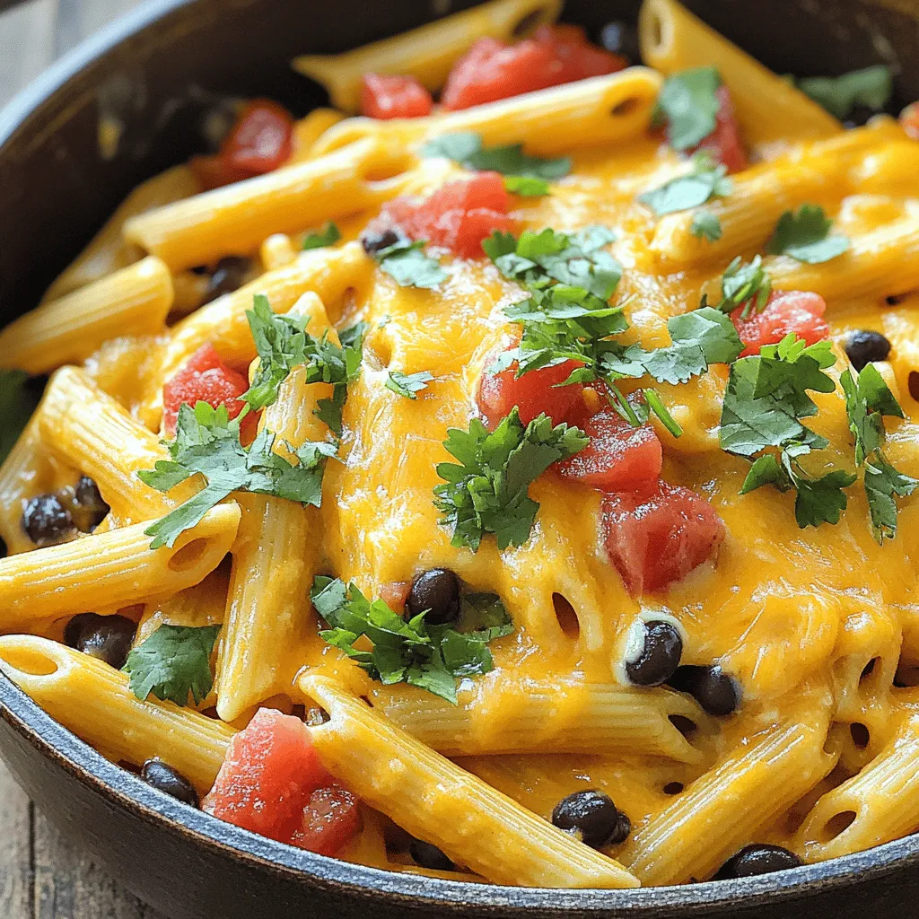 Easy Cheesy Taco Pasta Skillet Simple and Quick Meal