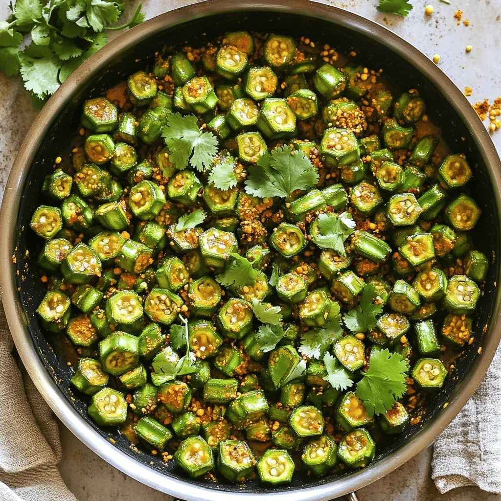 Spicy Curry Fried Okra Flavorful and Satisfying Dish