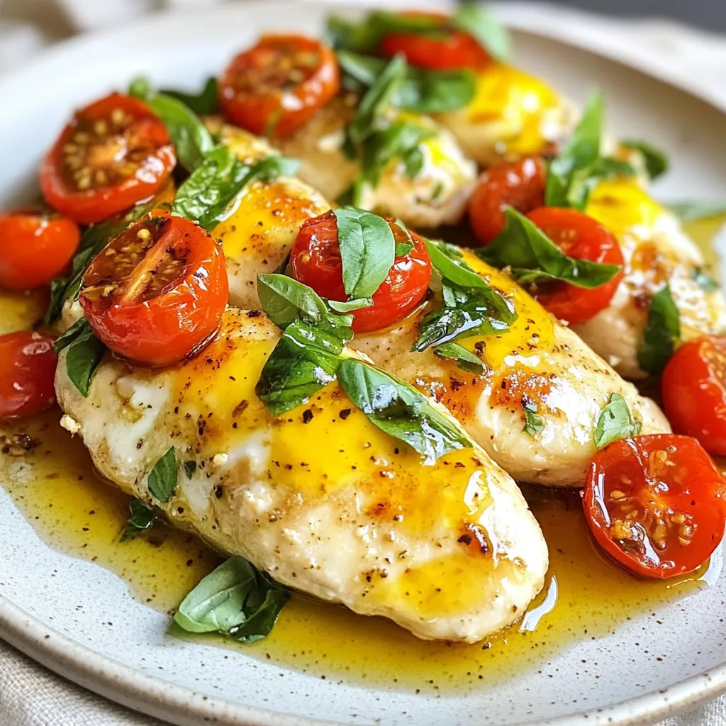 Mozzarella Basil Chicken Easy and Flavorful Dinner