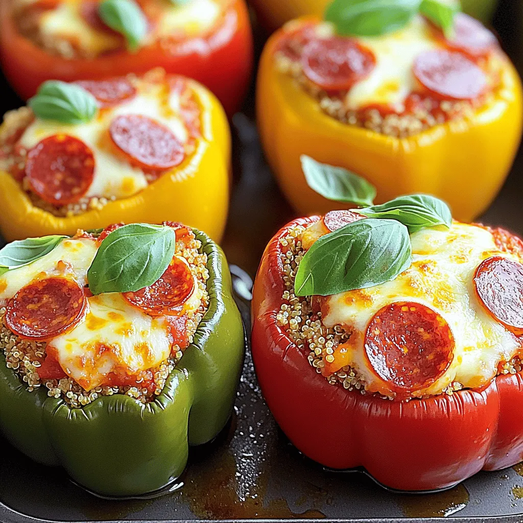 Pepperoni Pizza Stuffed Peppers Bold Flavor Delight