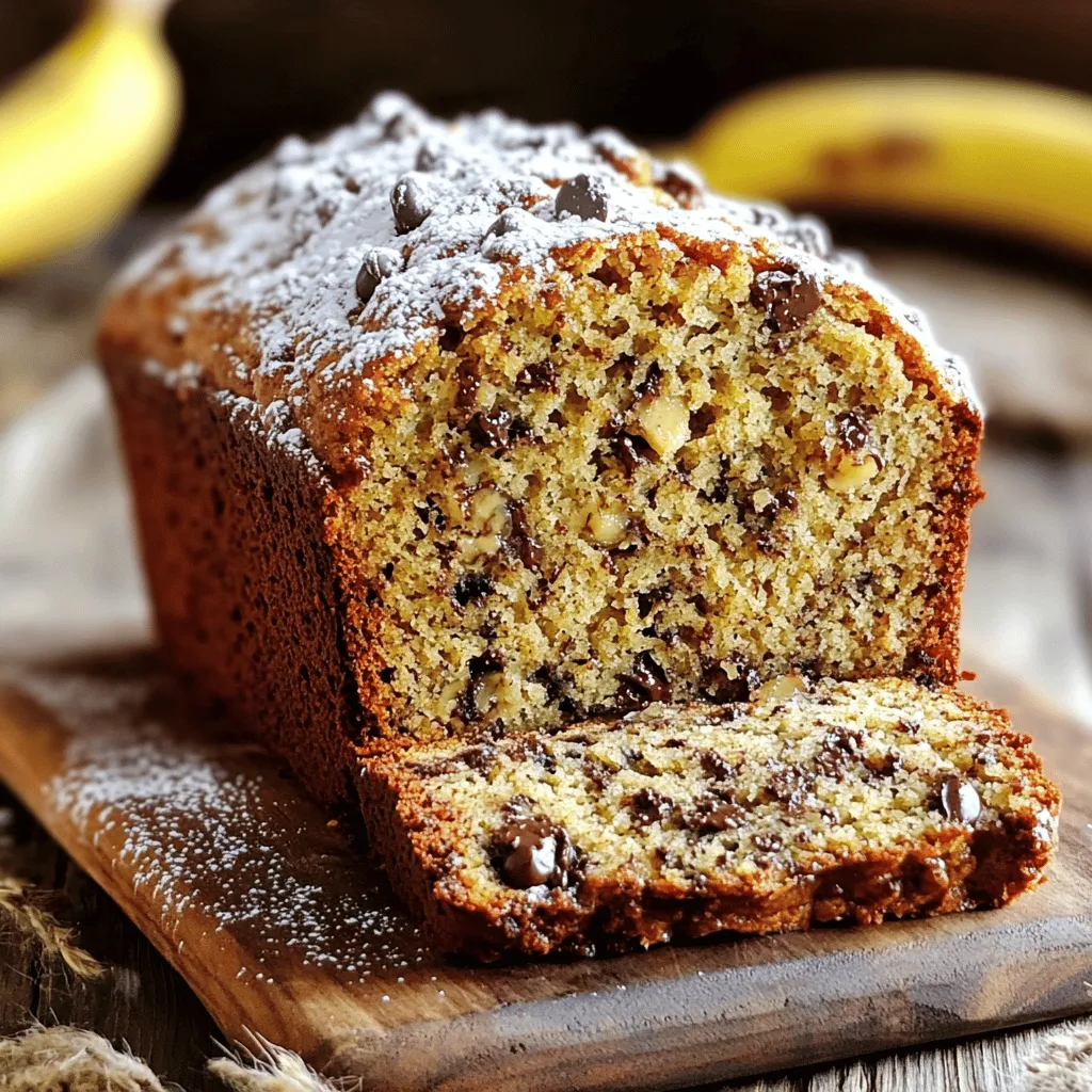 Chocolate Chip Banana Bread Cozy and Delicious Treat