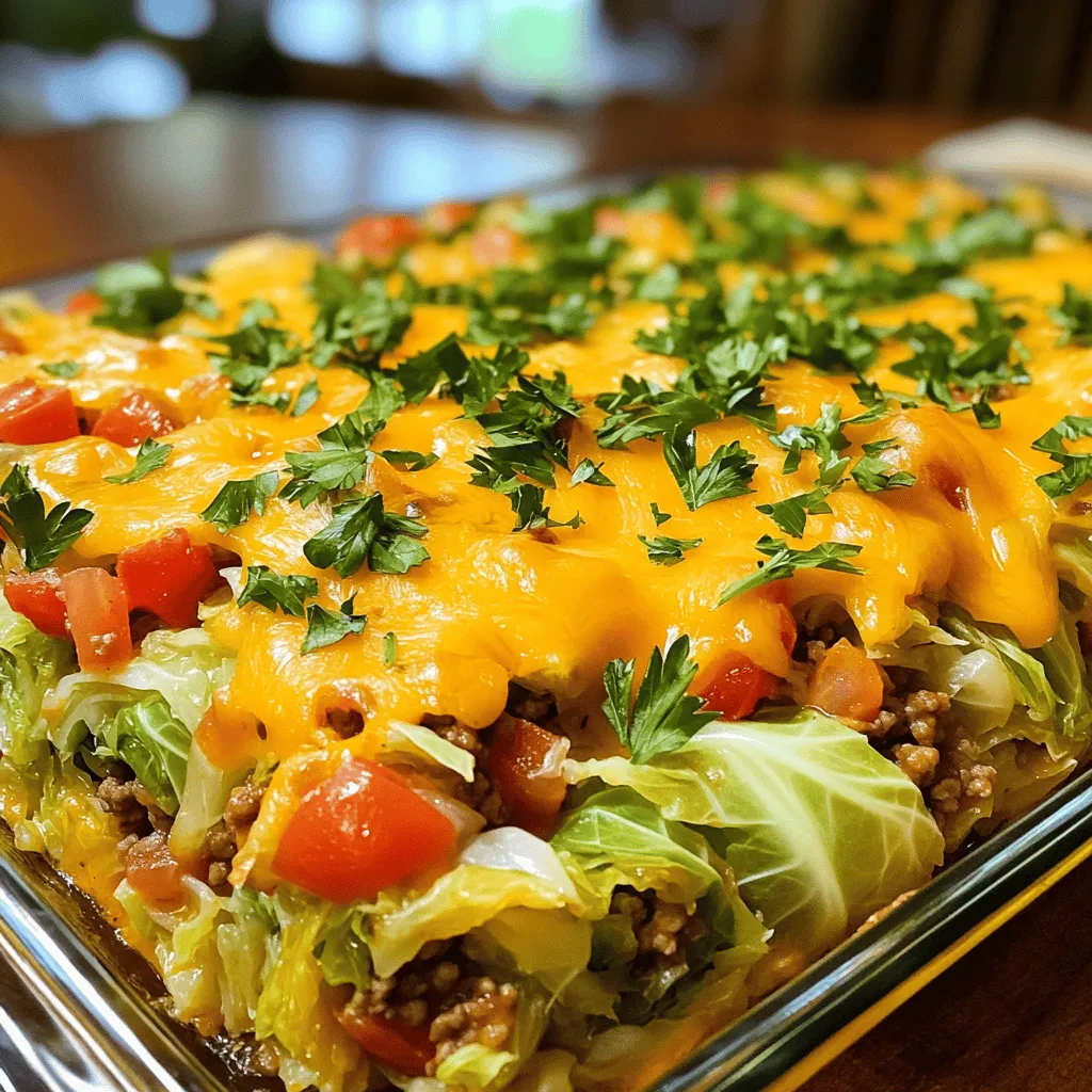 Cabbage Roll Casserole Easy and Flavorful Dinner Dish