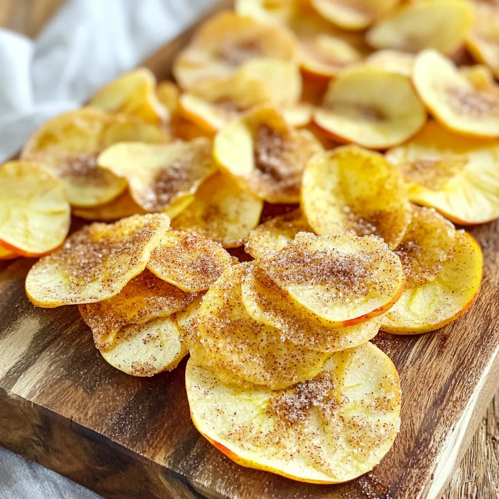 Irresistible Air Fryer Cinnamon Sugar Apple Chips
