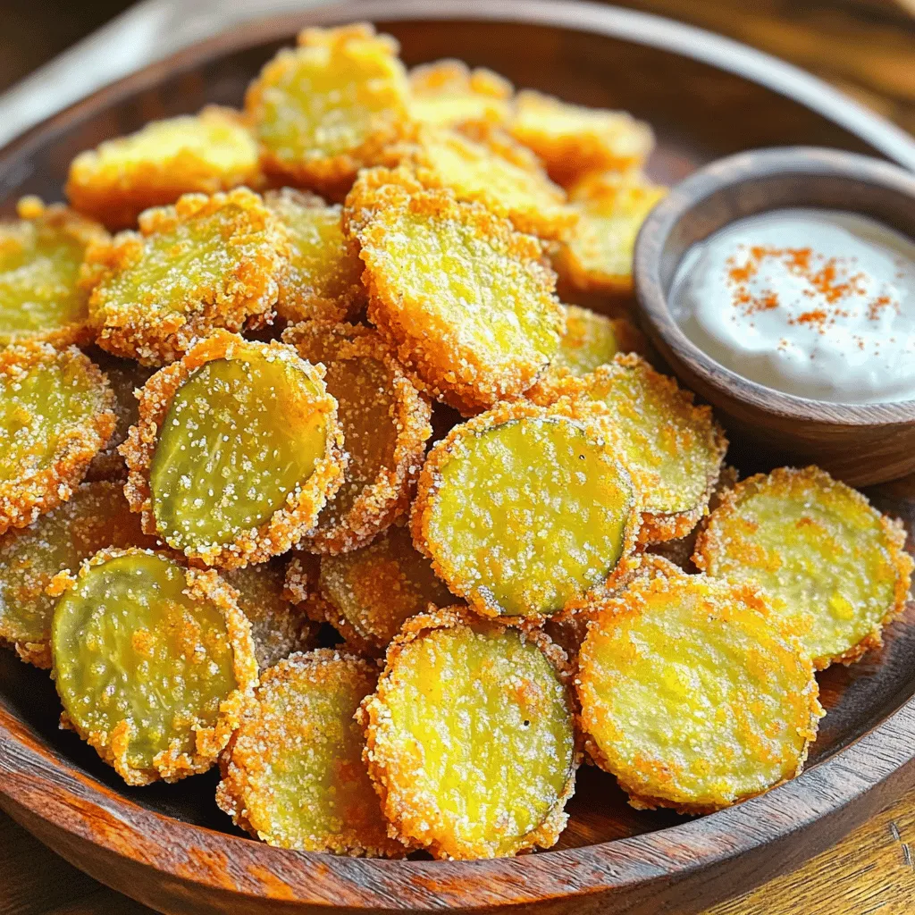 Crispy Fried Pickles Irresistible Snack Delight