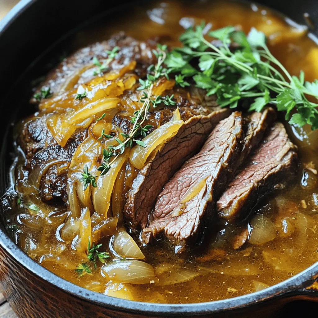 Savory French Onion Pot Roast Hearty Comfort Meal