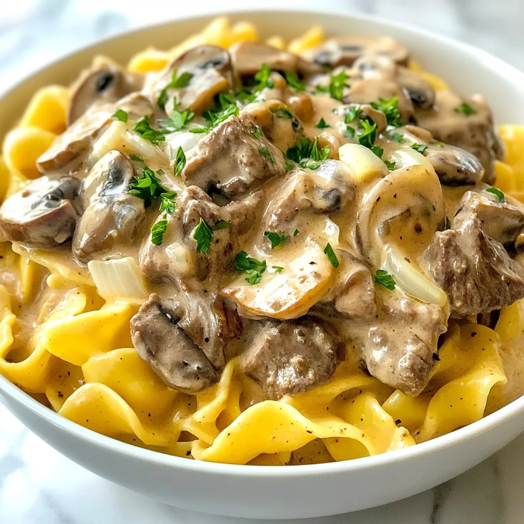Instant Pot Beef Stroganoff Tasty and Simple Meal