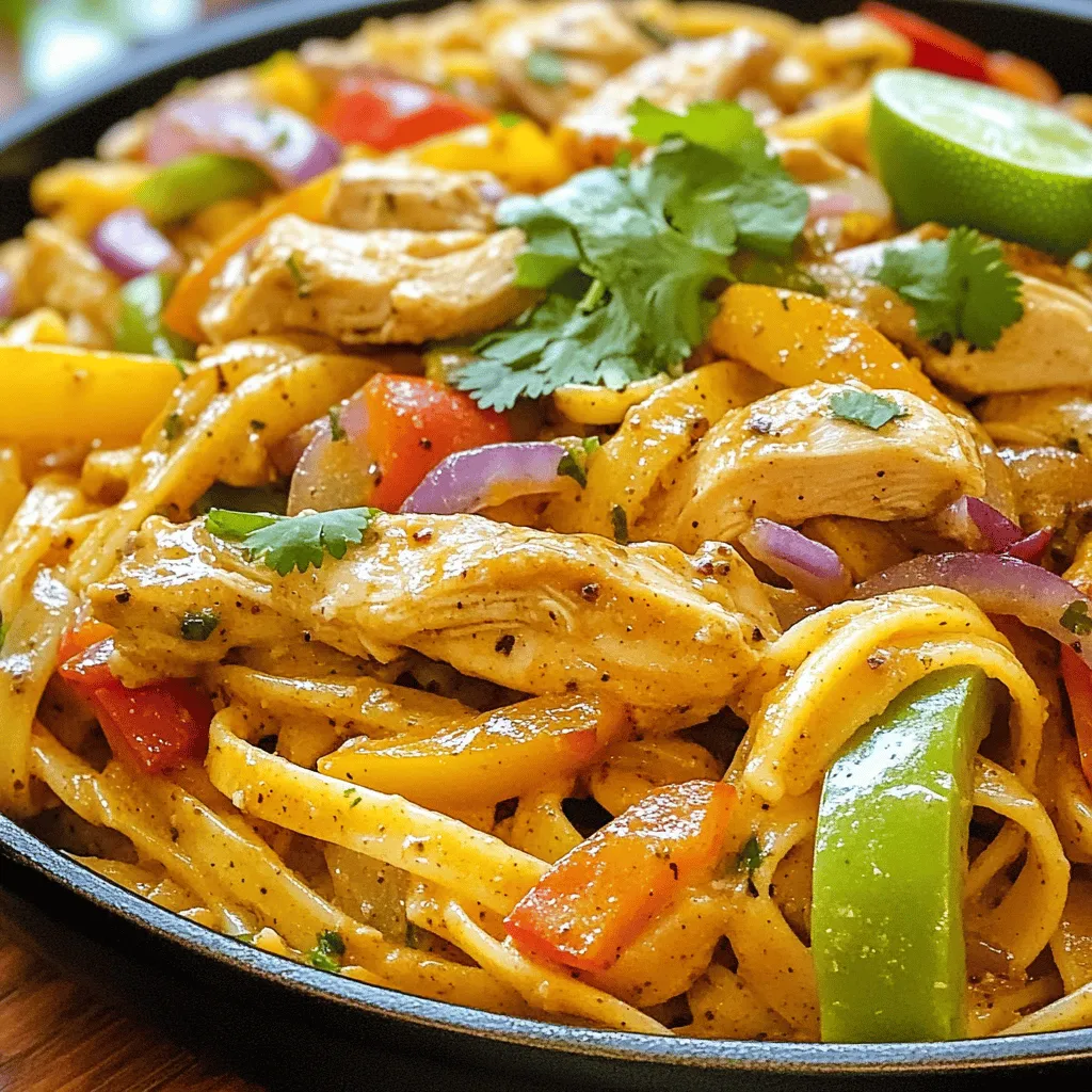 Chicken Fajita Pasta Flavorful and Easy Meal Idea