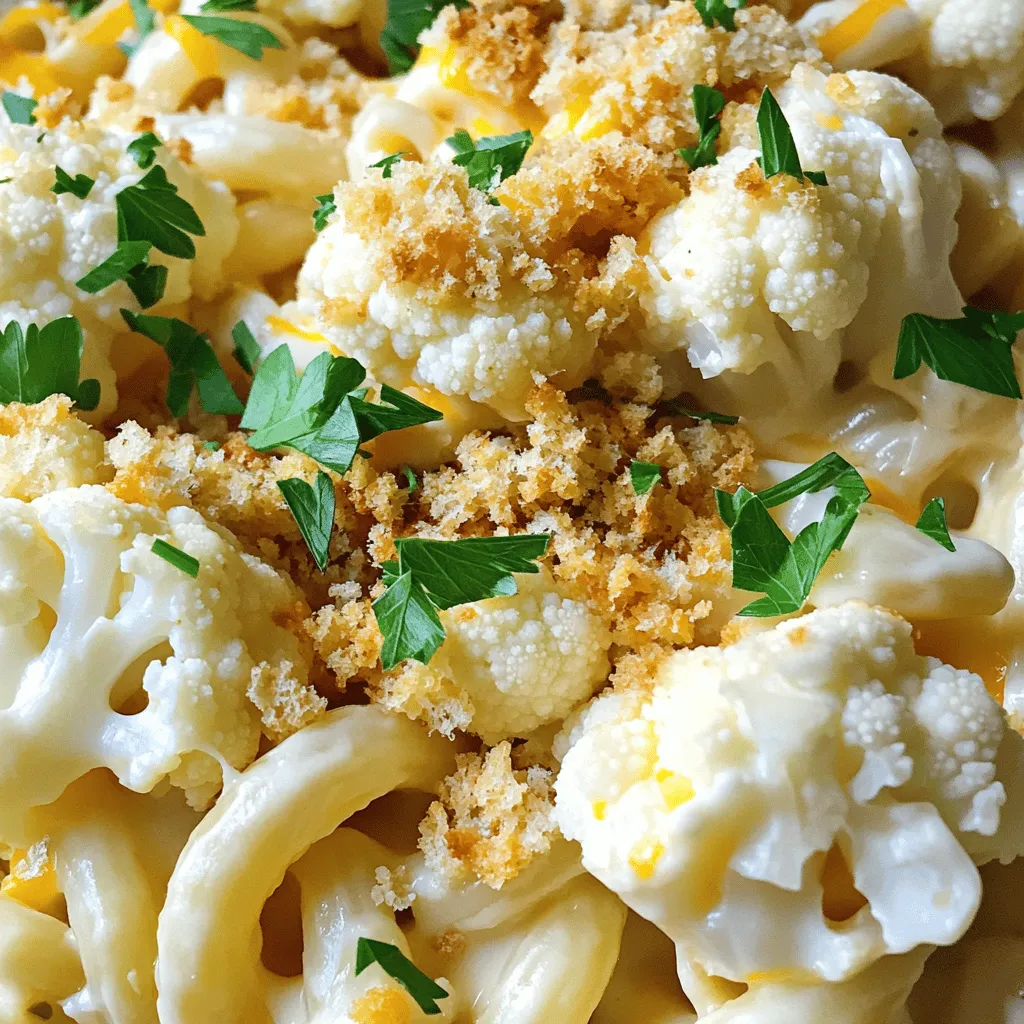 Cauliflower Mac and Cheese Creamy Comfort Dish