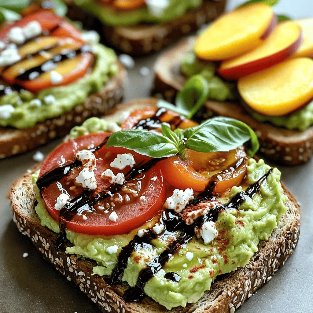Avocado Toast Variations Tasty and Simple Recipes
