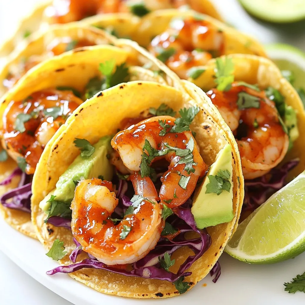 Sriracha Lime Shrimp Tacos Flavorful and Easy Recipe