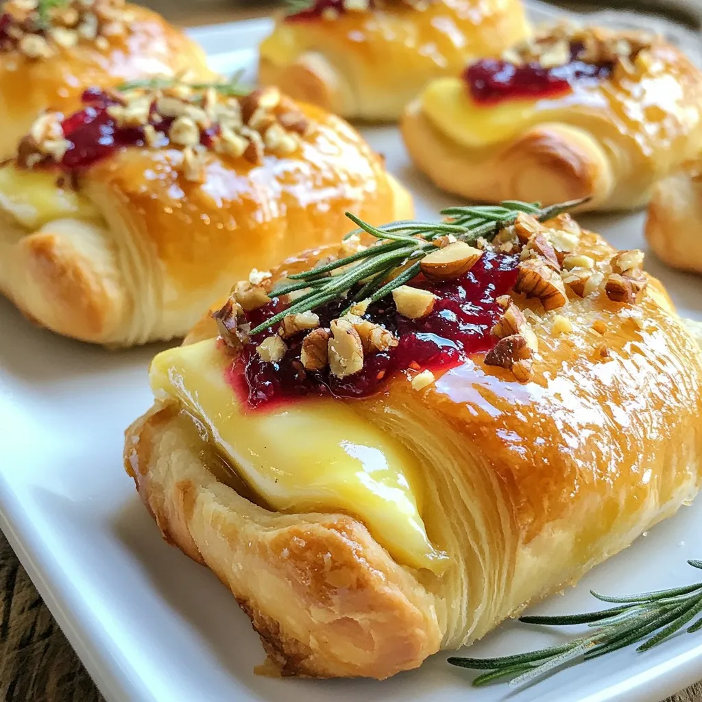 Cranberry Brie Crescent Bites Easy and Tasty Treat