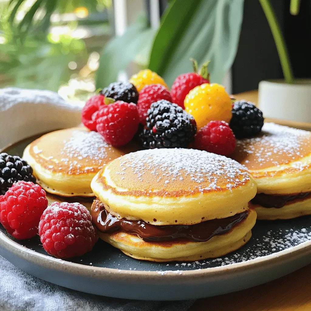 Nutella Stuffed Pancakes Irresistible Breakfast Treat