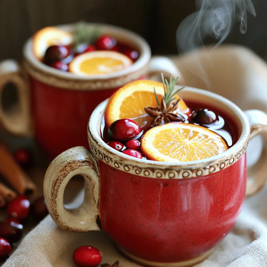 Spiced Cranberry Apple Cider Festive and Flavorful Drink
