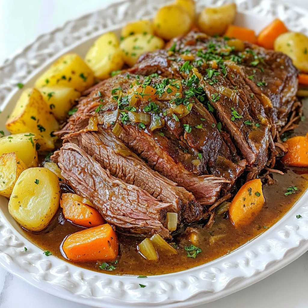 Best Ever Slow Cooker Pot Roast Flavorful and Easy