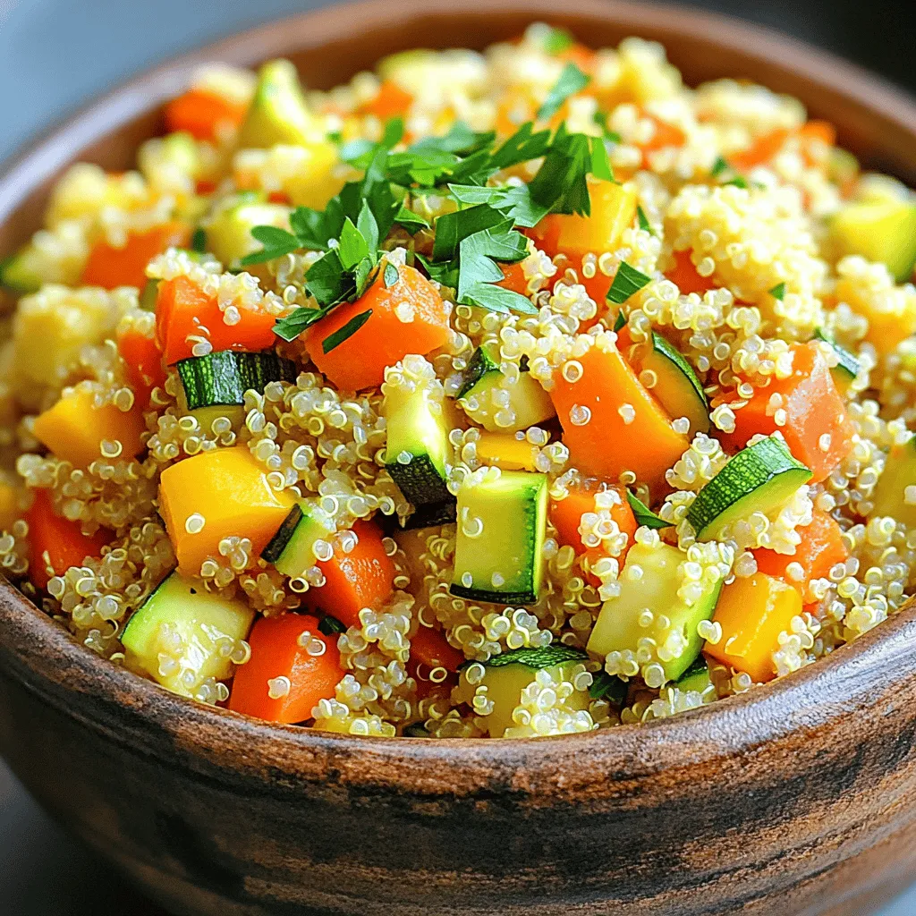 Savory Quinoa Vegetable Pilaf Easy and Healthy Recipe