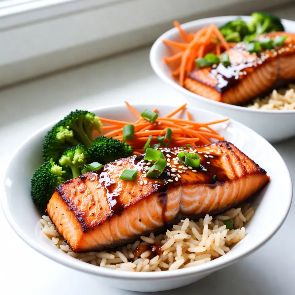 Teriyaki Salmon Rice Bowls Flavorful and Easy Recipe