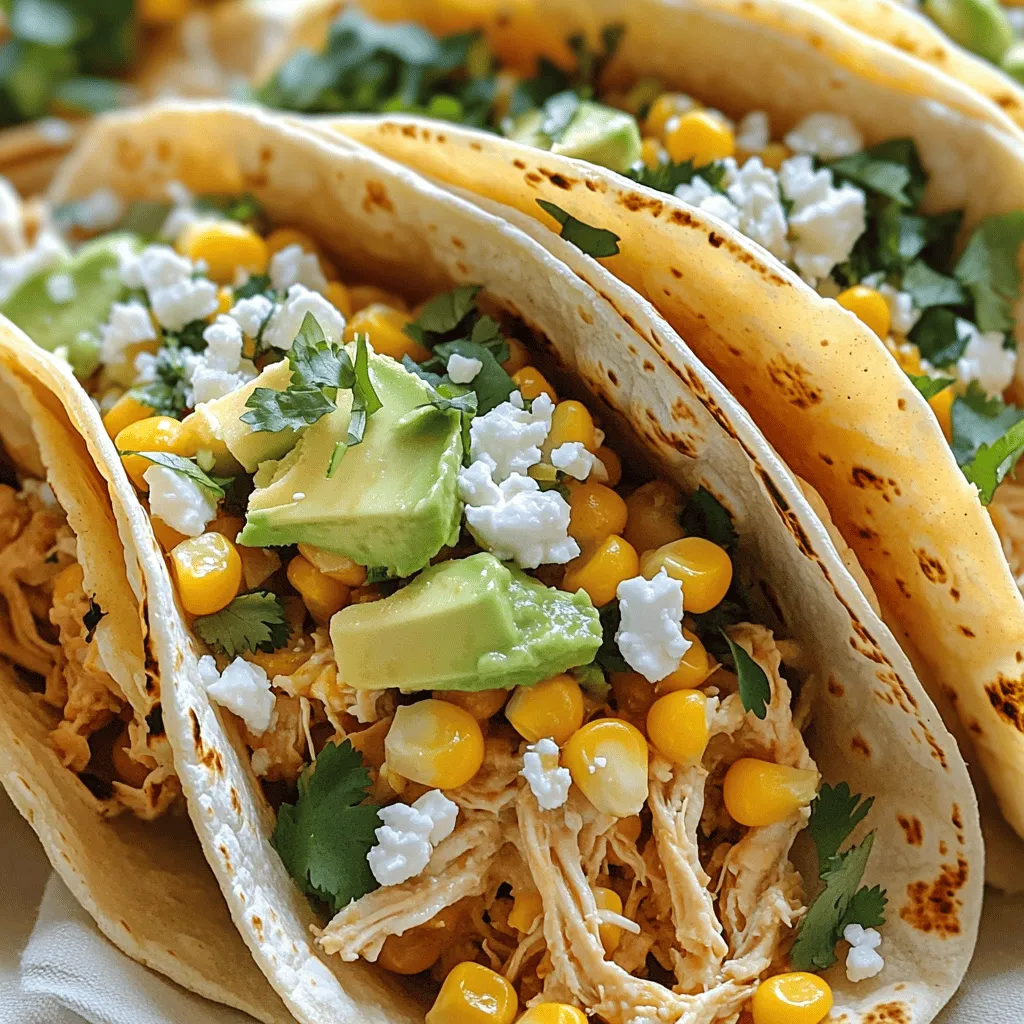 Street Corn Chicken Tacos Flavorful and Easy Recipe